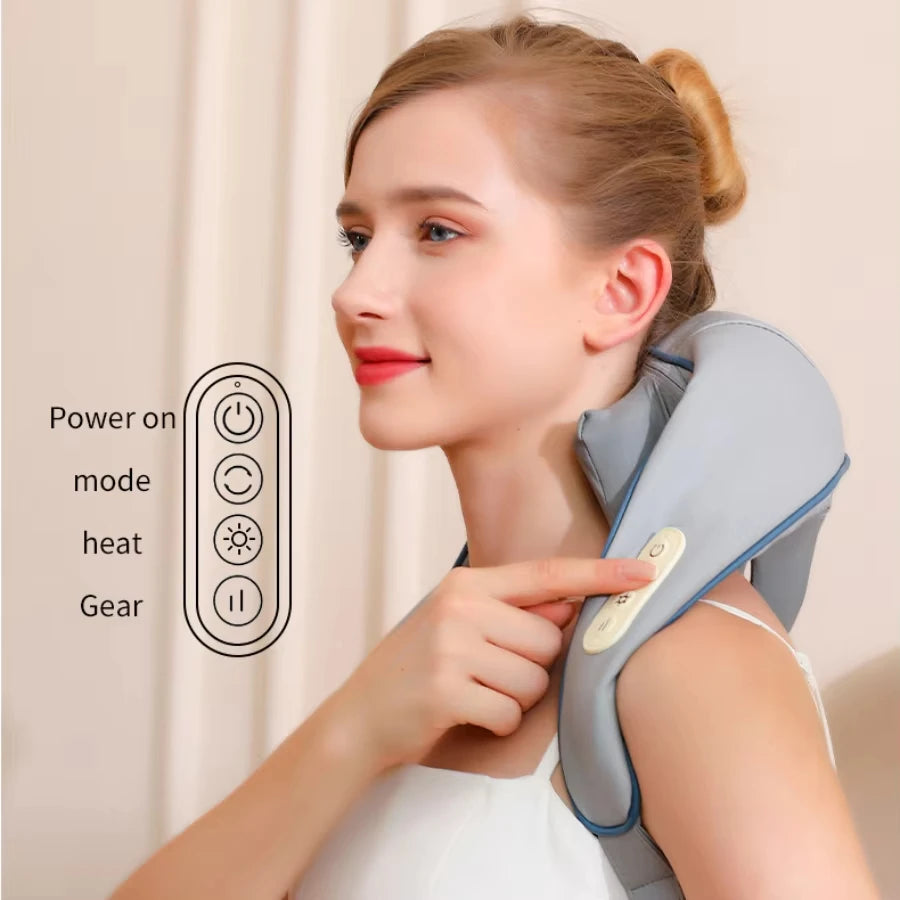 PulseNeck 6-Head Wireless Massager